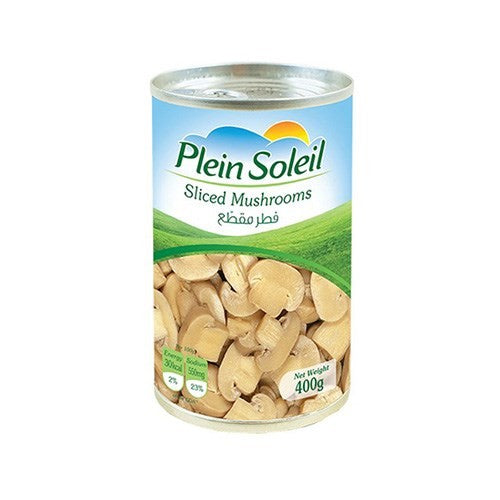 PLEIN SOLEIL SLICED MUSHROOMS 400G