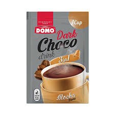 DOMO DARK CHOCO DRINK 3IN1 MOCHA 22G