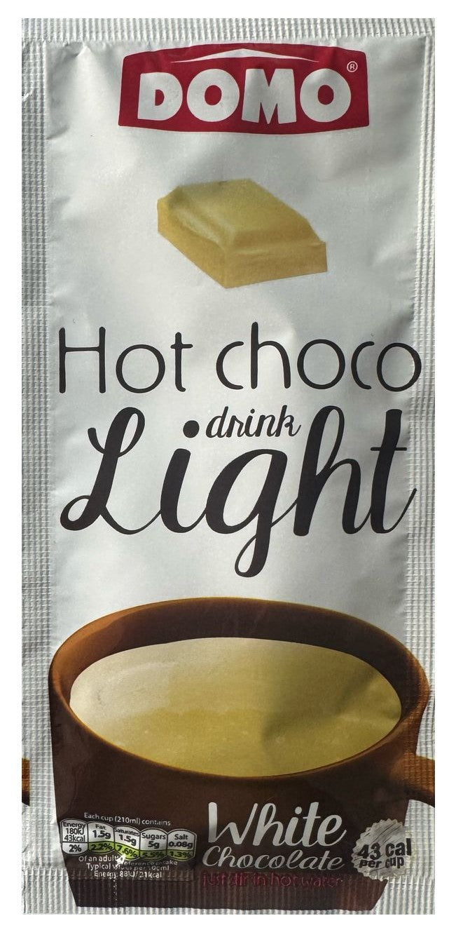 DOMO CHOCCLATE DRINK LIGHT WHITE 10G