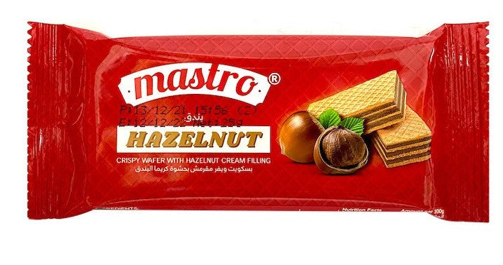 WAFER PLAIN HAZELNUTS 33G