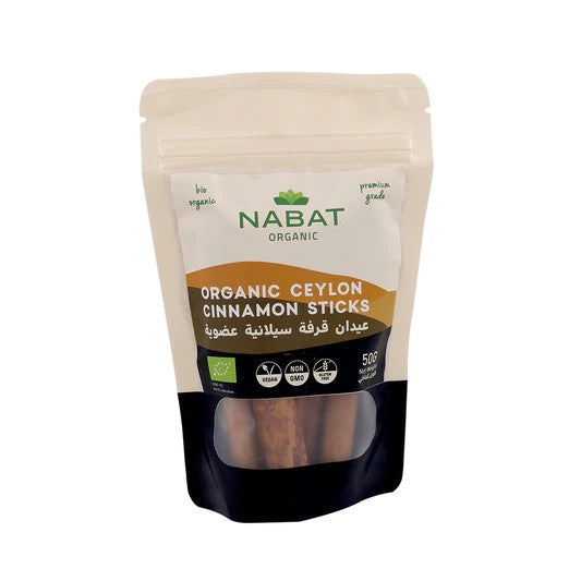 ORGANIC CEYLON CINNAMON STICKS 50G