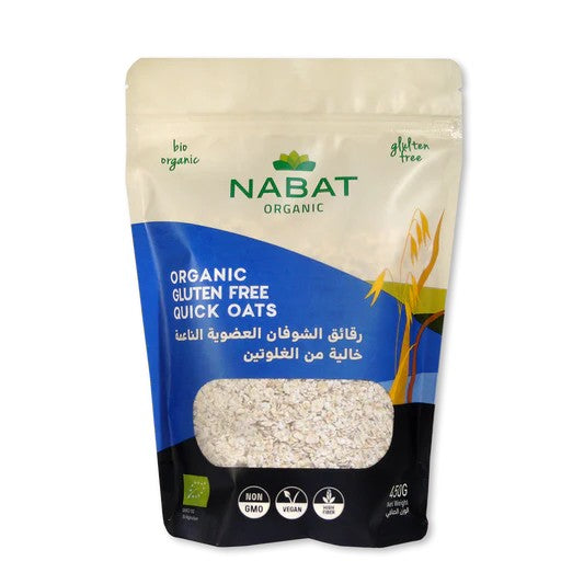 ORGANIC QUICK OATS GF 450G