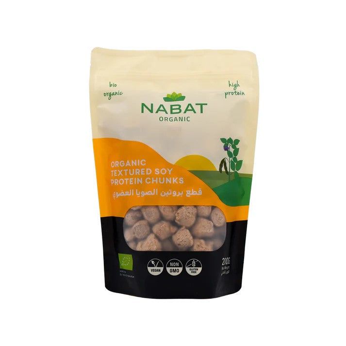 ORGANIC SOYA PROTEIN CHUNKS 200 GR