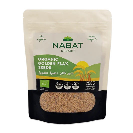 ORGANIC GOLDEN FLAX SEEDS 250G