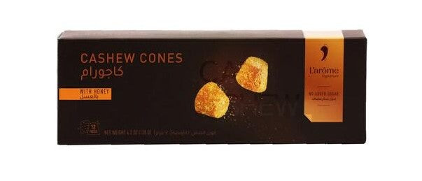 CASHEW CONES WITH HONEY 120G