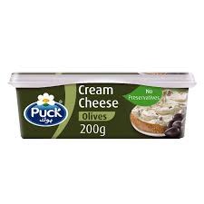PUCK CHEESE TUBS OLIVE 200G