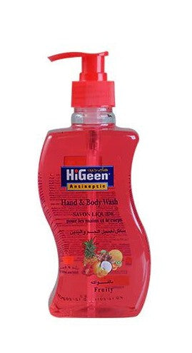 HIGEEN HAND & BODY WASH FRUITY 500ML