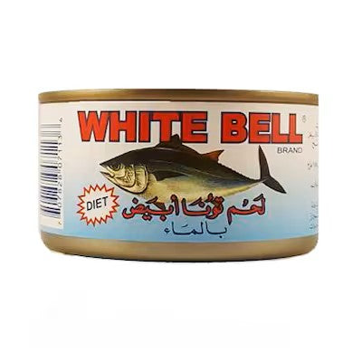 WHITE BELL TUNA IN WATER 185G