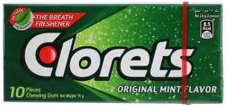 CLORETS ORIGINAL MINT FLAVOR