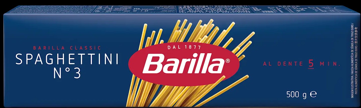 BARILLA SPAGHETTINI N3 500G