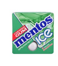 MENTOS ICE CHEWING GUM SPEARMINT