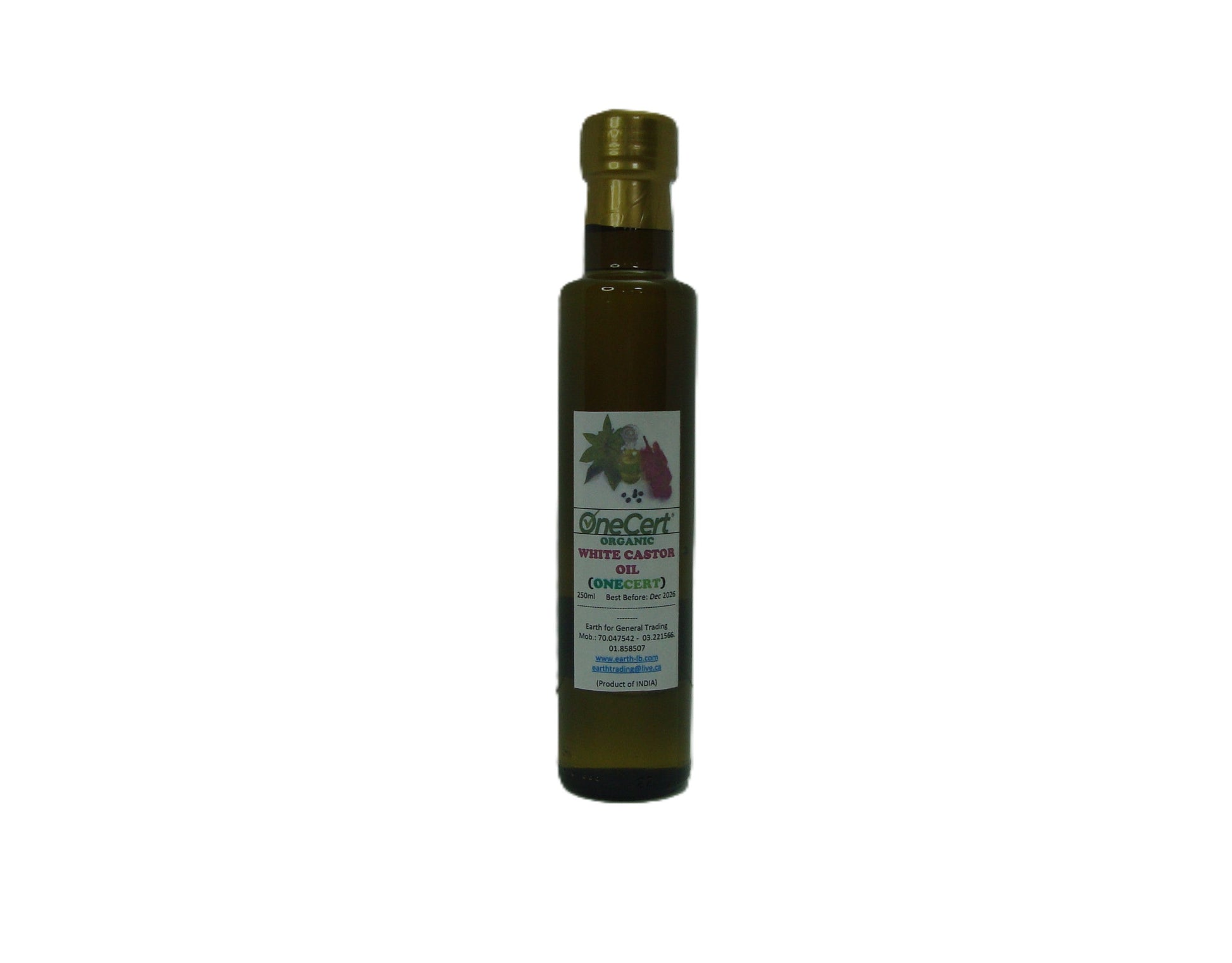 WHITE CASTOR OIL 250ML