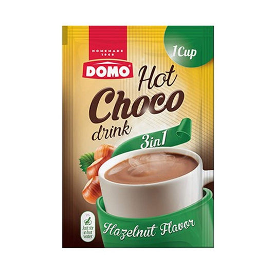 DOMO HOT CHOCO DRINK 3IN1 HAZELNUT 30G