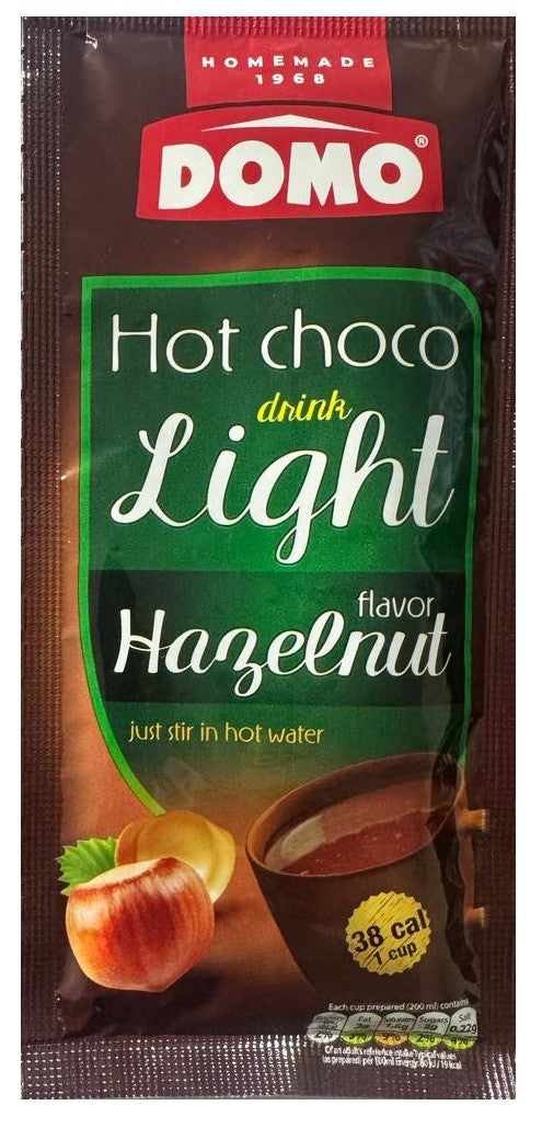 DOMO CHOCCLATE DRINK HAZELUNT LIGHT MINT 10G