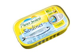 PLEIN SOLEIL SARDINE IN VEGETABLE OIL 125G
